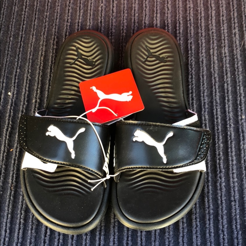 Puma sandals black/white